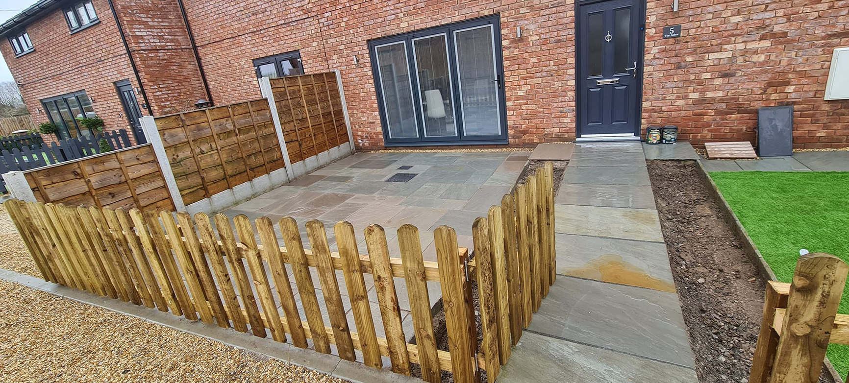 building and landscaping in Lancashire