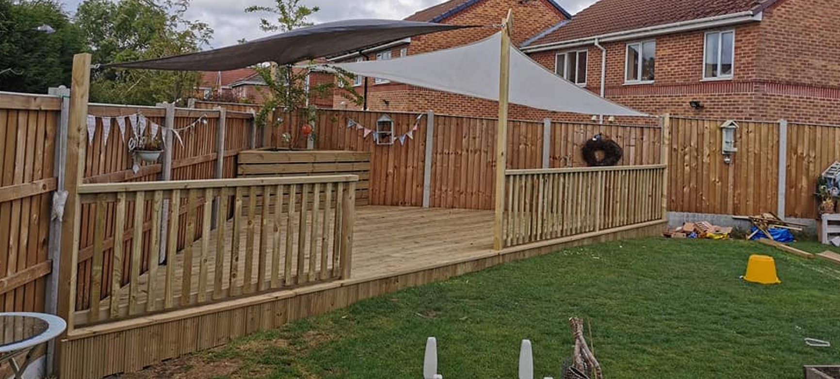 building and landscaping in Wigan